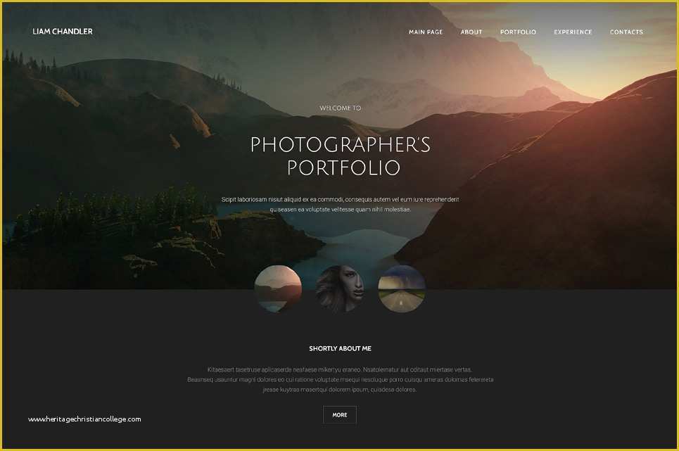 Photography Portfolio Website Templates Free Of 26 Graphy HTML5 Website Templates Free themes