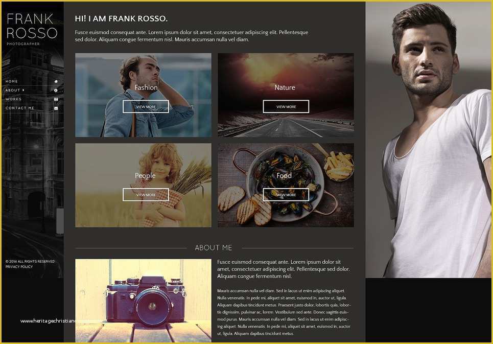 Photography Portfolio Website Templates Free Of 26 Graphy HTML5 Website Templates Free themes