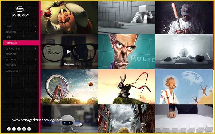 Photography Portfolio Website Templates Free Of 70 Cool Website Templates for Artists Graphers