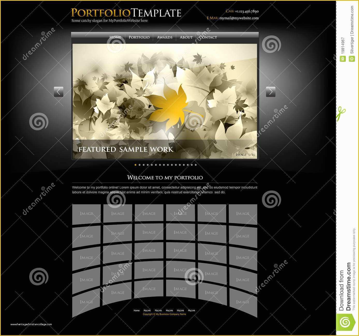 Photography Portfolio Website Templates Free Of Creative Website Portfolio Template Editable Royalty