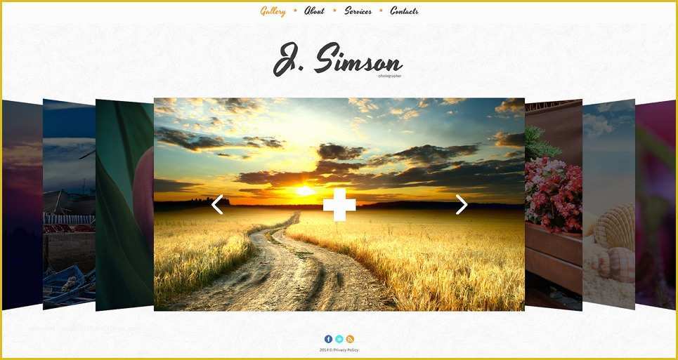 Photography Portfolio Website Templates Free Of Grapher Portfolio Website Template