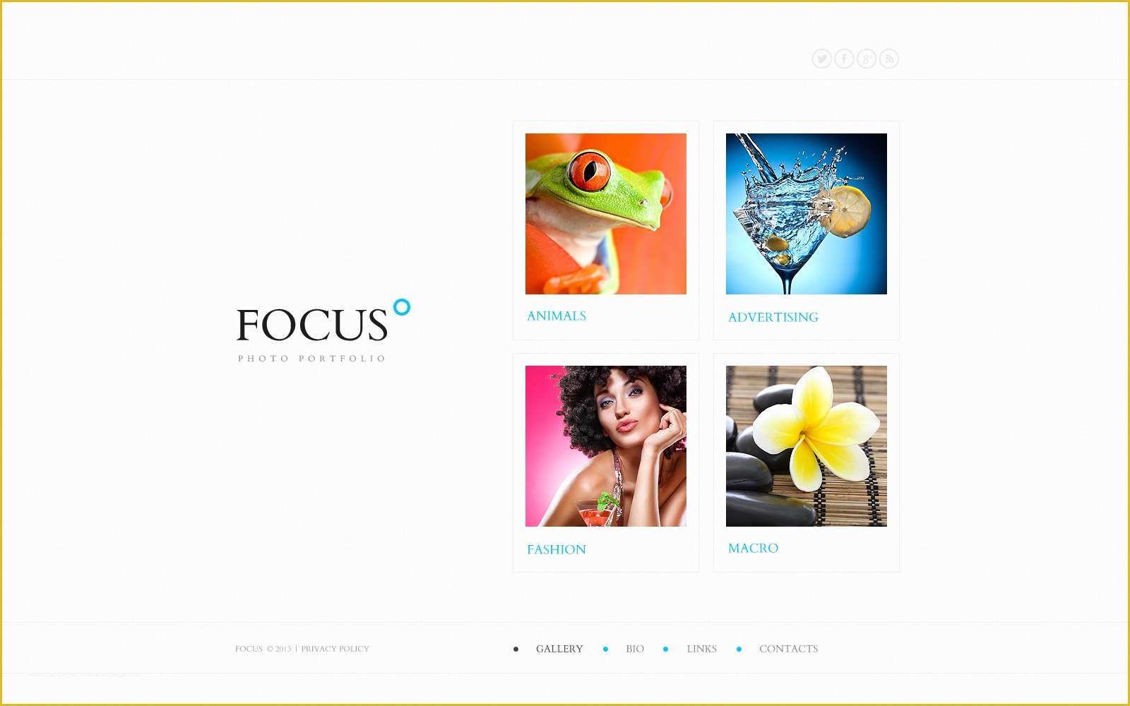 Photography Portfolio Website Templates Free Of Grapher Portfolio Website Template