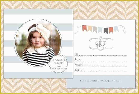 Photography Templates Free Of 12 Graphy Gift Certificate Templates – Free Sample