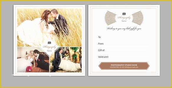 Photography Templates Free Of 12 Graphy Gift Certificate Templates – Free Sample