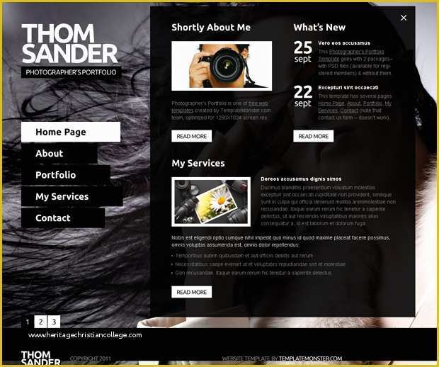 Photography Templates Free Of 30 Free & Premium Graphy HTML Website Templates