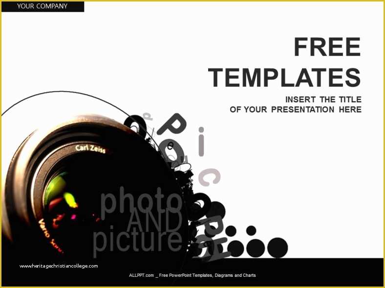 Photography Templates Free Of Graphy Camera Ppt Design Download Free Daily