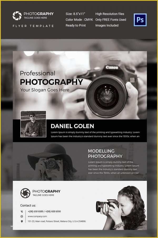 Photography Templates Free Of Graphy Flyer Template 41 Free Psd format Download