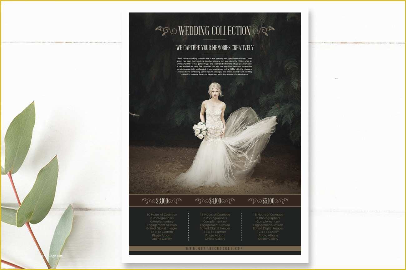 Photography Templates Free Of Wedding Graphy Price List Free Flyer Templates Age