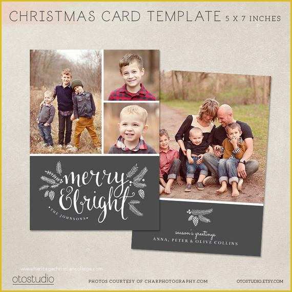 Photoshop Christmas Card Templates Free Download Of Christmas Card Template Shop Template 5x7 Flat Card