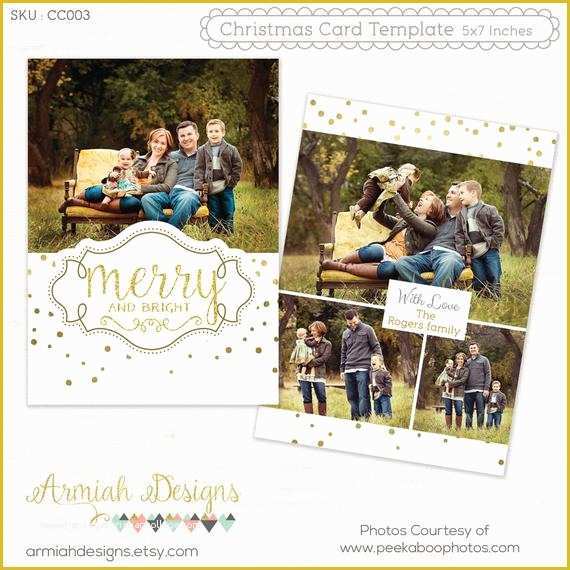 Photoshop Christmas Card Templates Free Download Of Digital Shop Christmas Card Template for Photographers