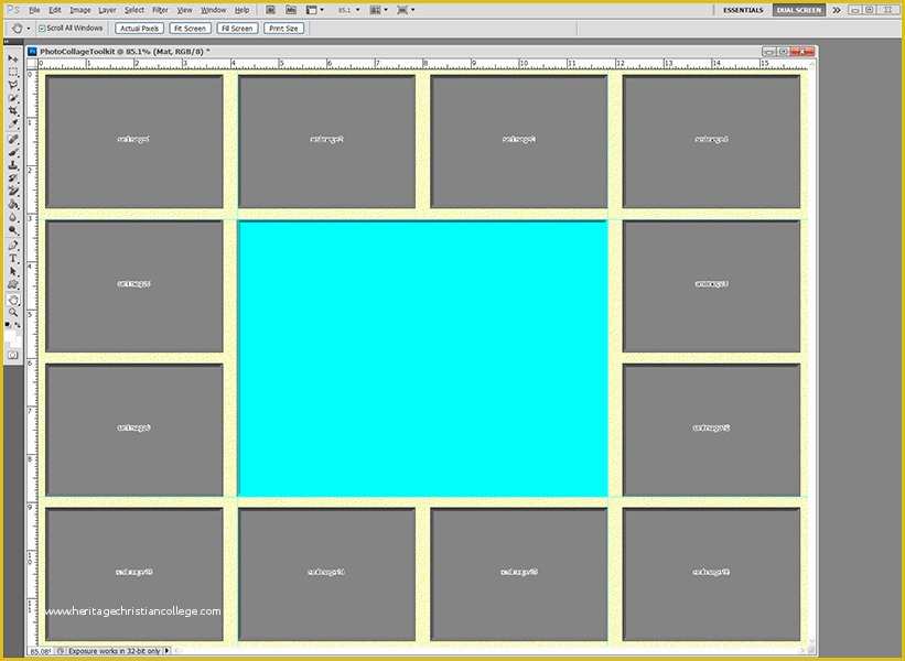 Photoshop Photo Collage Template Free Download Of Collage Template