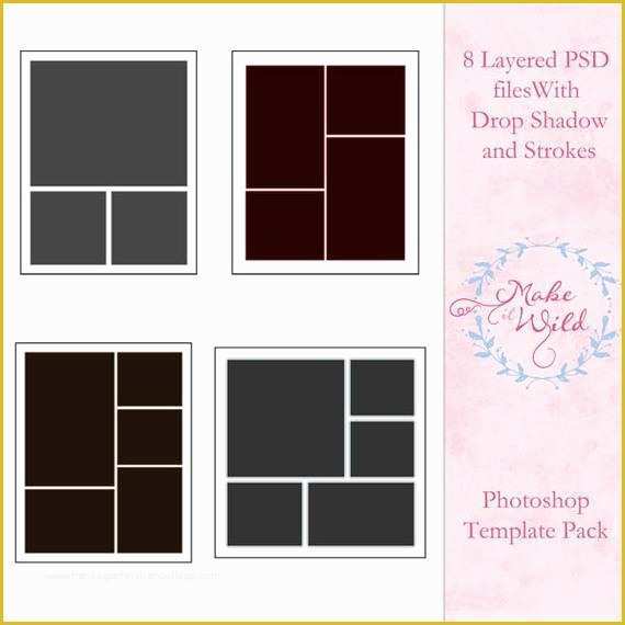 Photoshop Photo Collage Template Free Download Of Shop Collage Template Pack Multi Size Templates