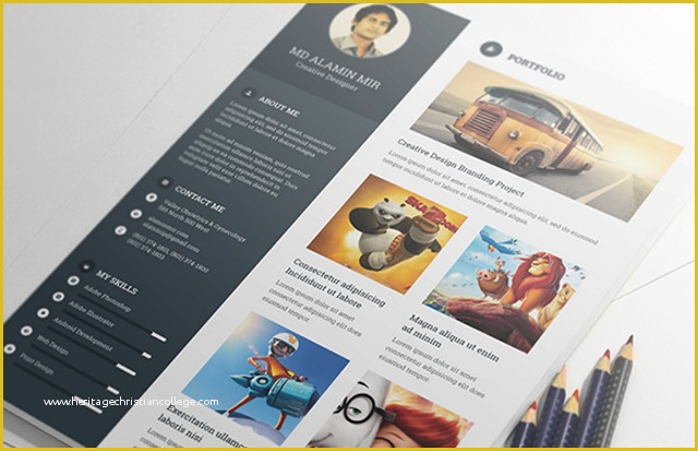 Photoshop Resume Template Free Of 15 Free Creative Resume Templates for Shop and