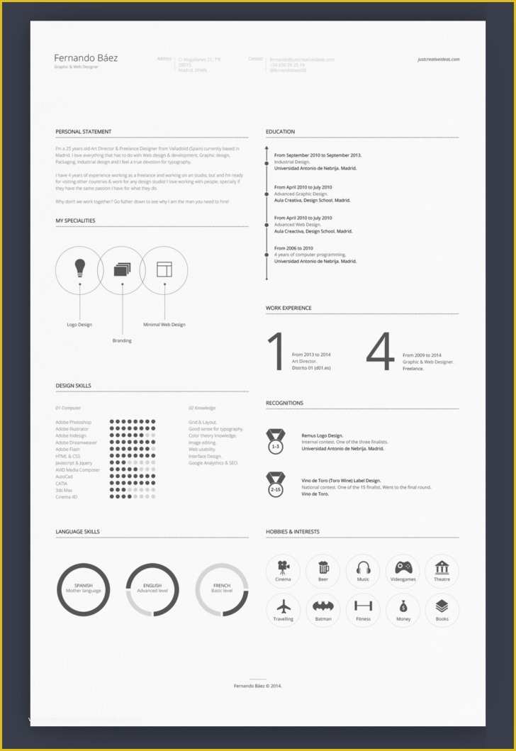 Photoshop Resume Template Free Of 7 Free Editable Minimalist Resume Cv In Adobe Illustrator