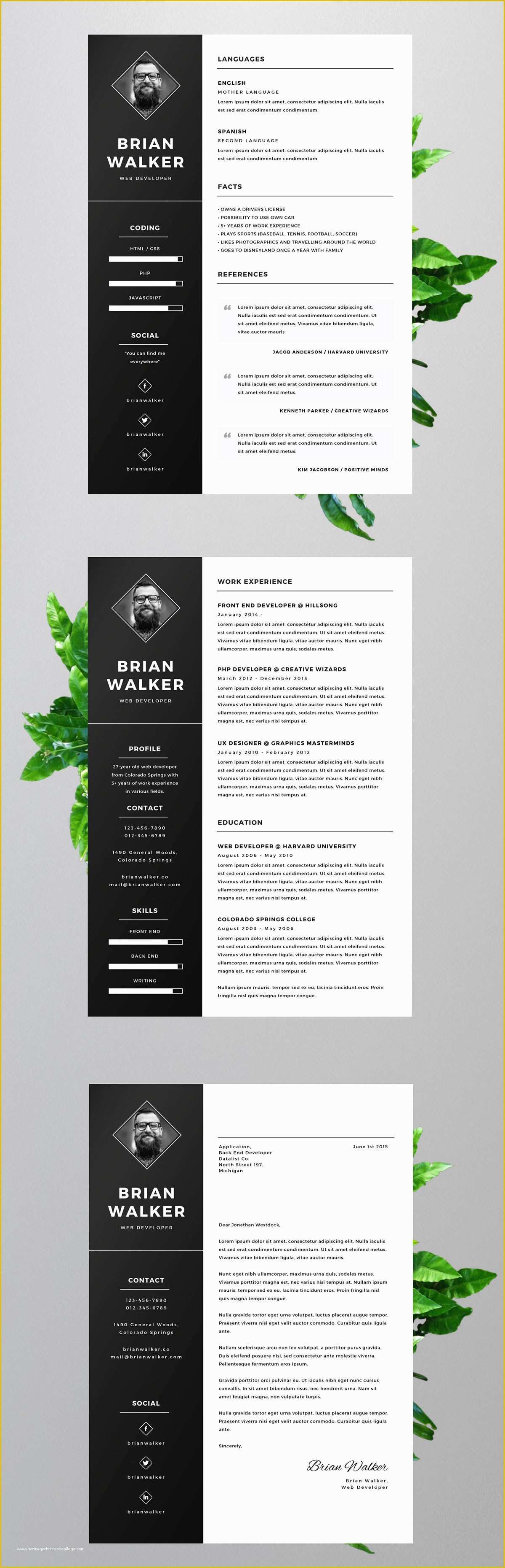 Photoshop Resume Template Free Of Free Resume Template for Word Shop & Illustrator On