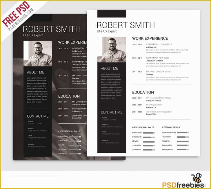 Photoshop Resume Template Free Of Resume and Template Adobe Shop Resume Template Free