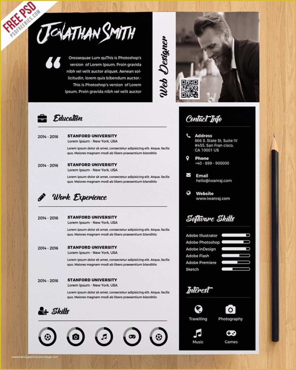 Photoshop Resume Template Free Of Resume and Template Adobe Shop Resume Template Free