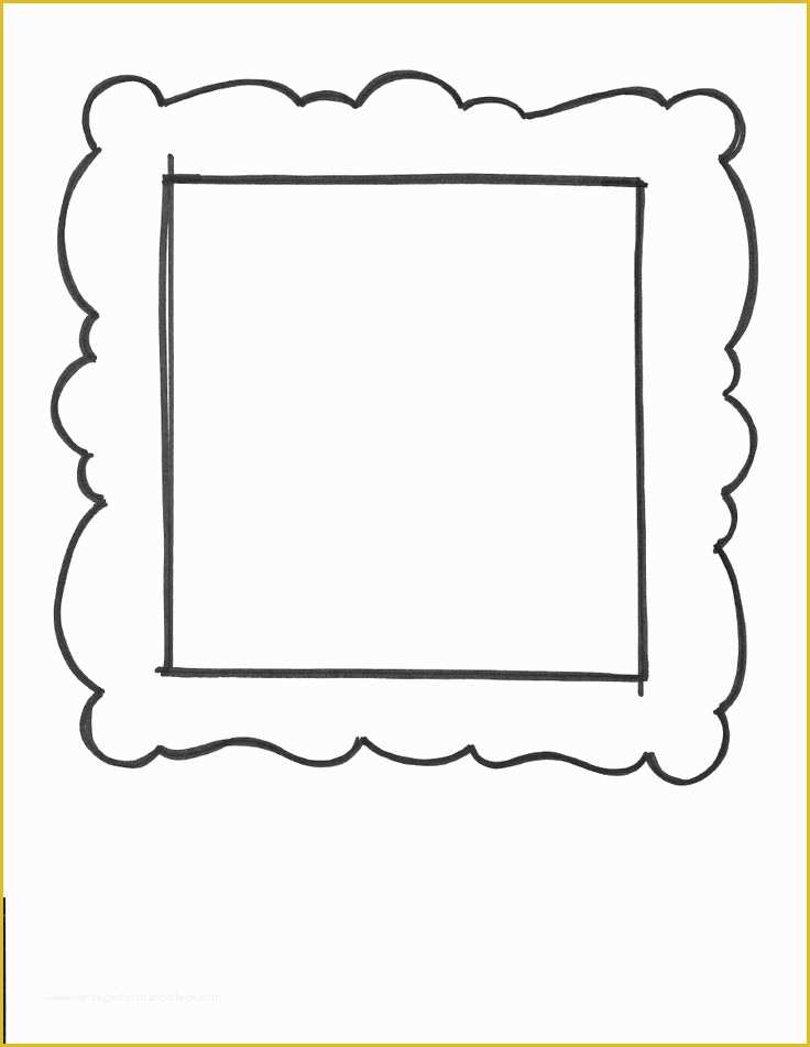 Picture Frame Templates Free Of 1000 Images About Shape Templates On Pinterest