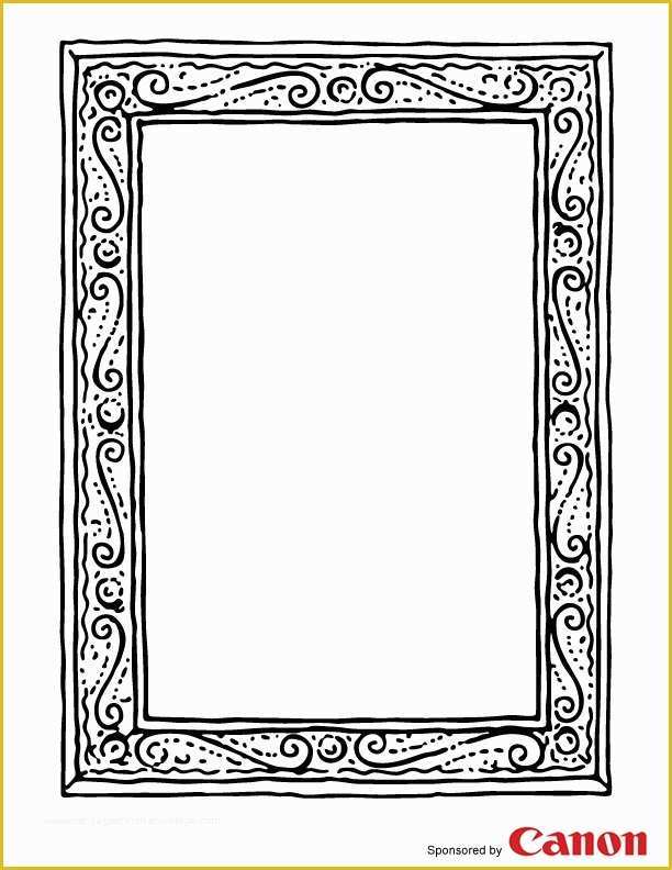 Picture Frame Templates Free Of 8 Best Of Picture Frame Template Printable