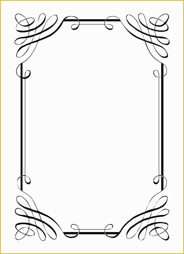 Picture Frame Templates Free Of Best 25 Border Templates Ideas On Pinterest