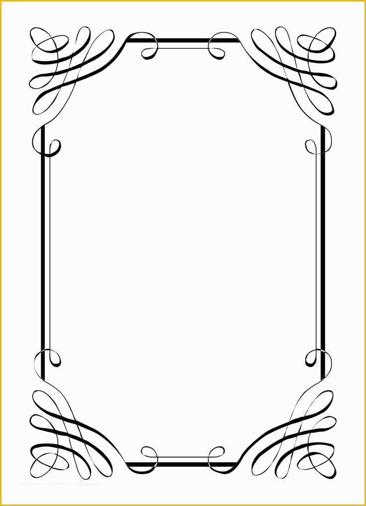 Picture Frame Templates Free Of Best 25 Border Templates Ideas On Pinterest