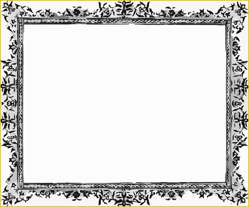 Picture Frame Templates Free Of Black and White Frame Powerpoint Background Available In