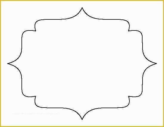 Picture Frame Templates Free Of Bracket Frame Pattern Use the Printable Outline for