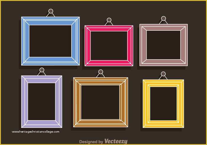 Picture Frame Templates Free Of Colorful Frames Collage Template Welovesolo