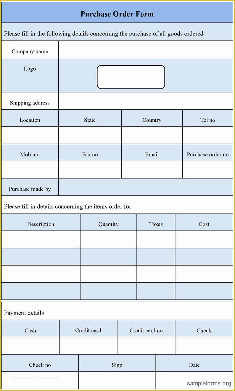 Picture order form Template Free Of order form Template