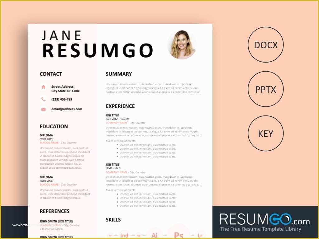 Pink Resume Template Free Of Eudora Pink Resume Template Resumgo