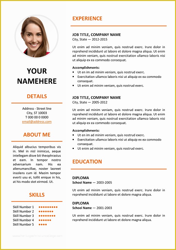 Pink Resume Template Free Of Pink Resume Template – Pink Resume Template Vector 42