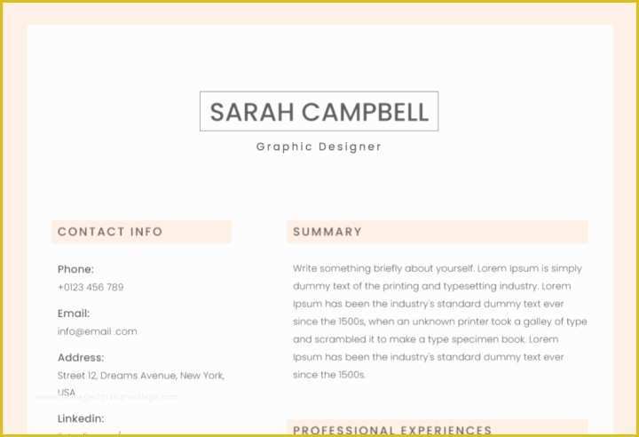 Pink Resume Template Free Of Simple Resumes Templates 50 Free Microsoft Word Resume