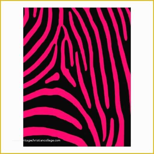 Pink Zebra Business Card Template Free Of Pink and Zebra Templates Free