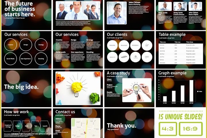 Pitch Deck Powerpoint Template Free Of the Mega Powerpoint Presentation Deck Bundle