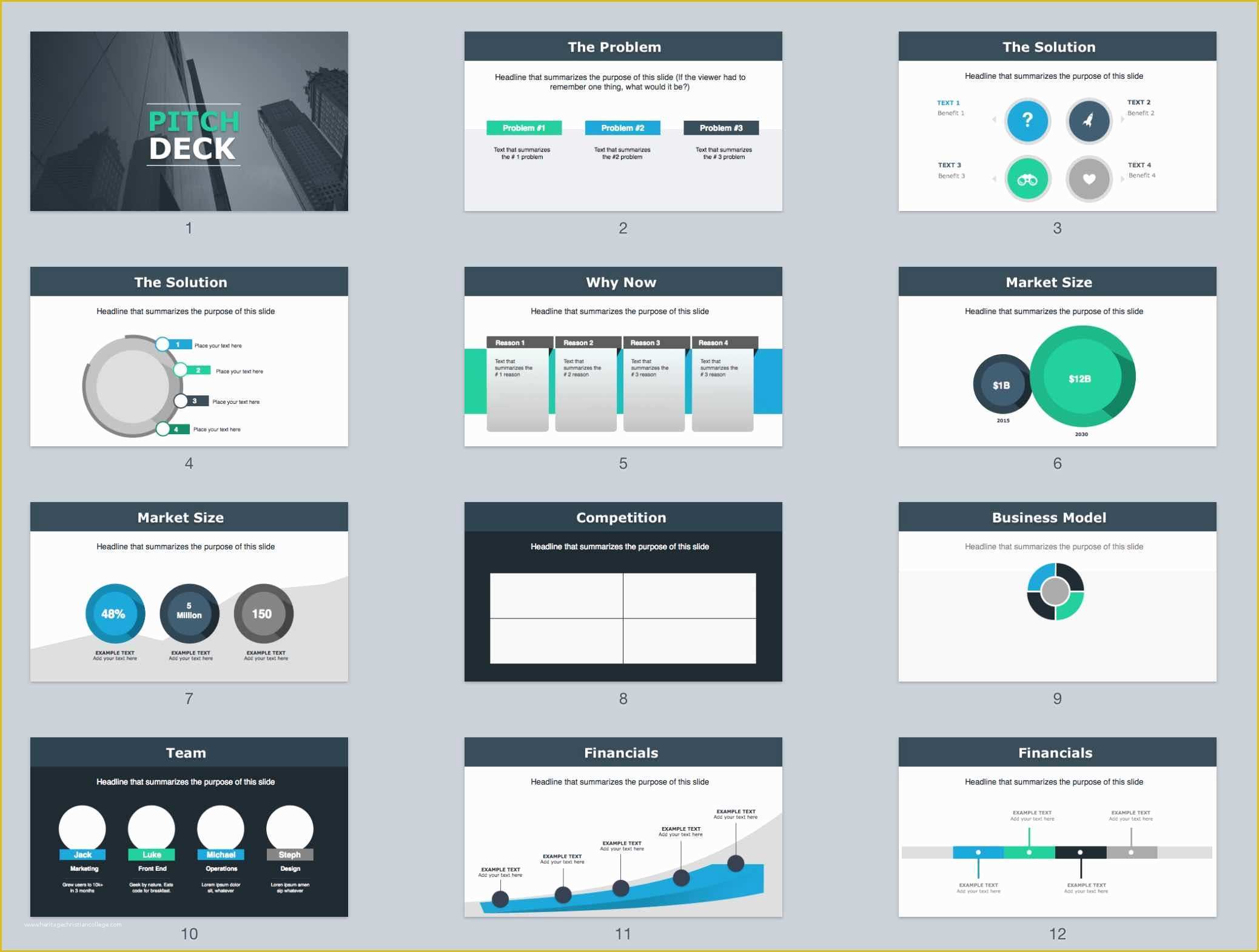 Pitch Deck Template Powerpoint Free Download Of Beautiful [free] Pitch Deck Template Powerpoint & Keynote