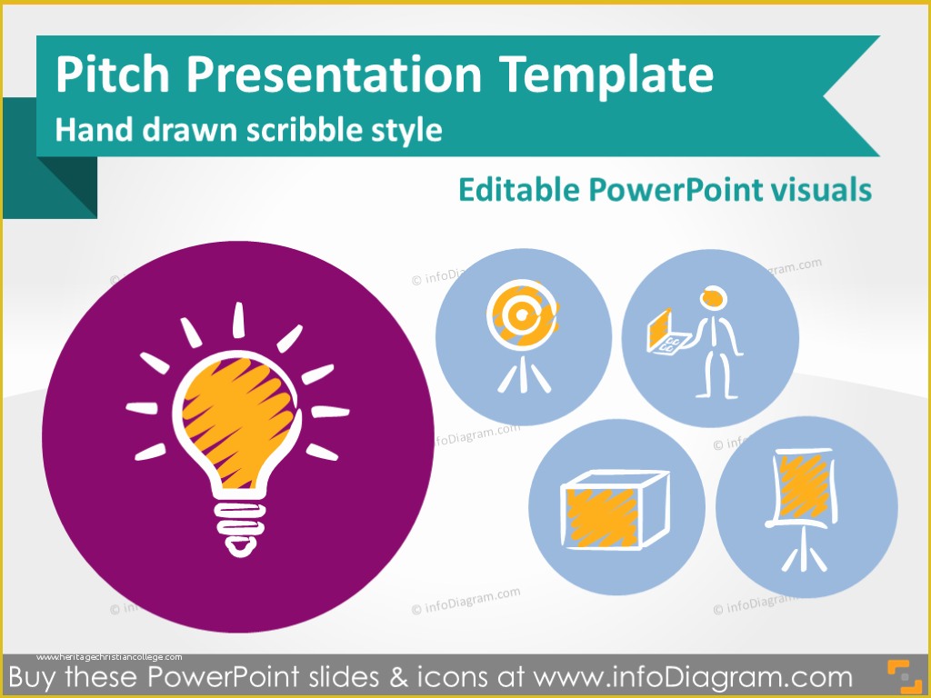 Pitch Deck Template Powerpoint Free Download Of Pitch Presentation Template Hand Drawn Scribble Style