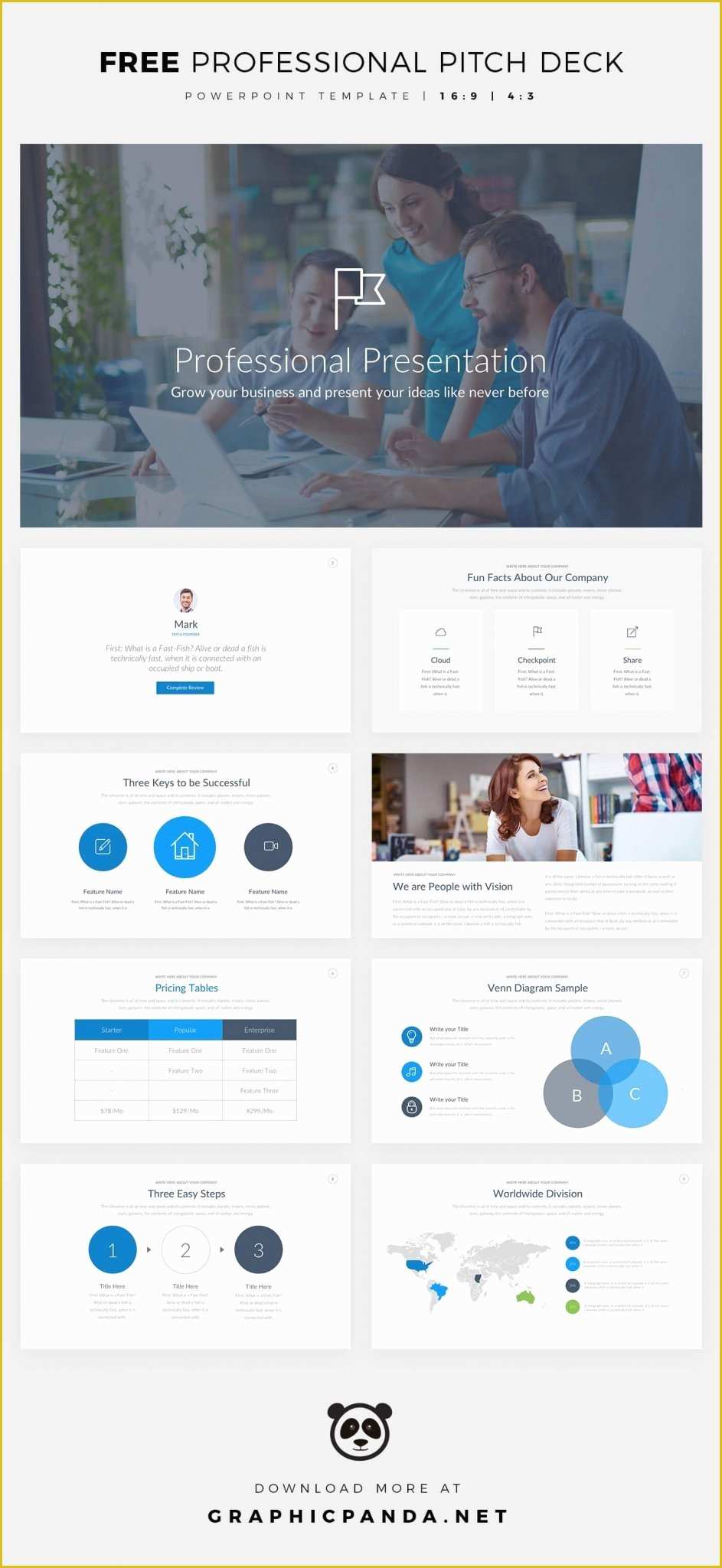 Pitch Deck Template Powerpoint Free Of Free Powerpoint Template Pitch Deck Presentation Ppt
