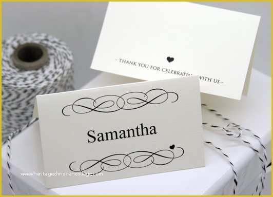 Place Card Template Free Download Of Free Diy Printable Place Card Template and Tutorial