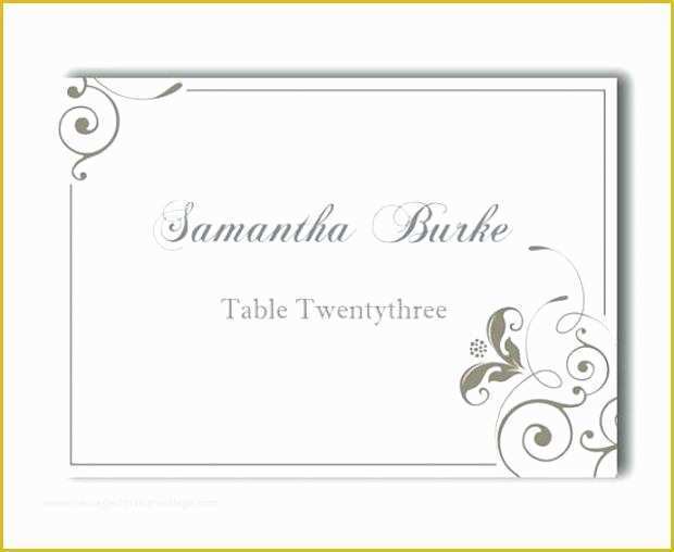 Place Card Template Free Download Of Free Wedding Place Card Template – Gradyjenkins