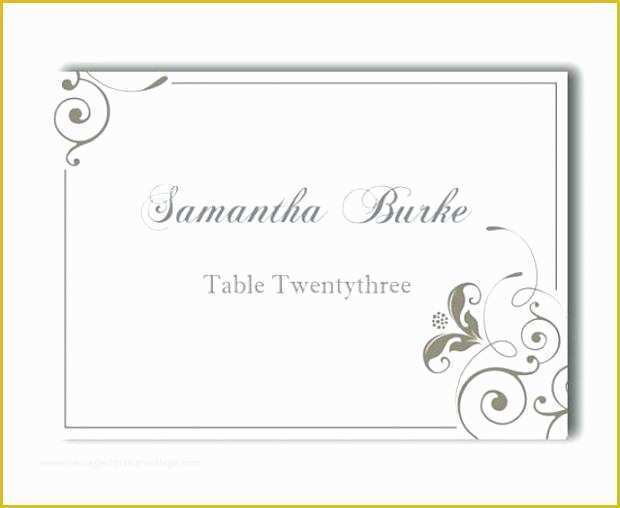 Place Card Template Free Download Of Free Wedding Place Card Template – Gradyjenkins