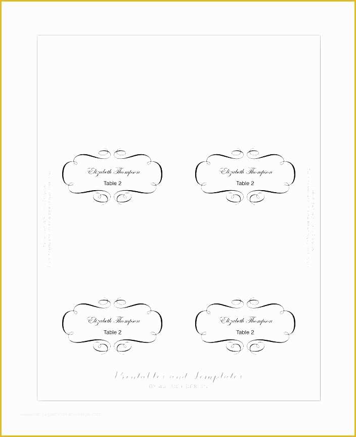 Place Card Template Free Download Of Place Card Template Fresh Printable Place Cards Template