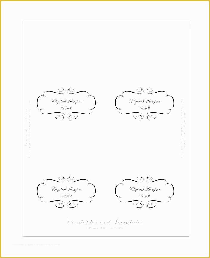 Place Card Template Free Download Of Place Card Template Fresh Printable Place Cards Template