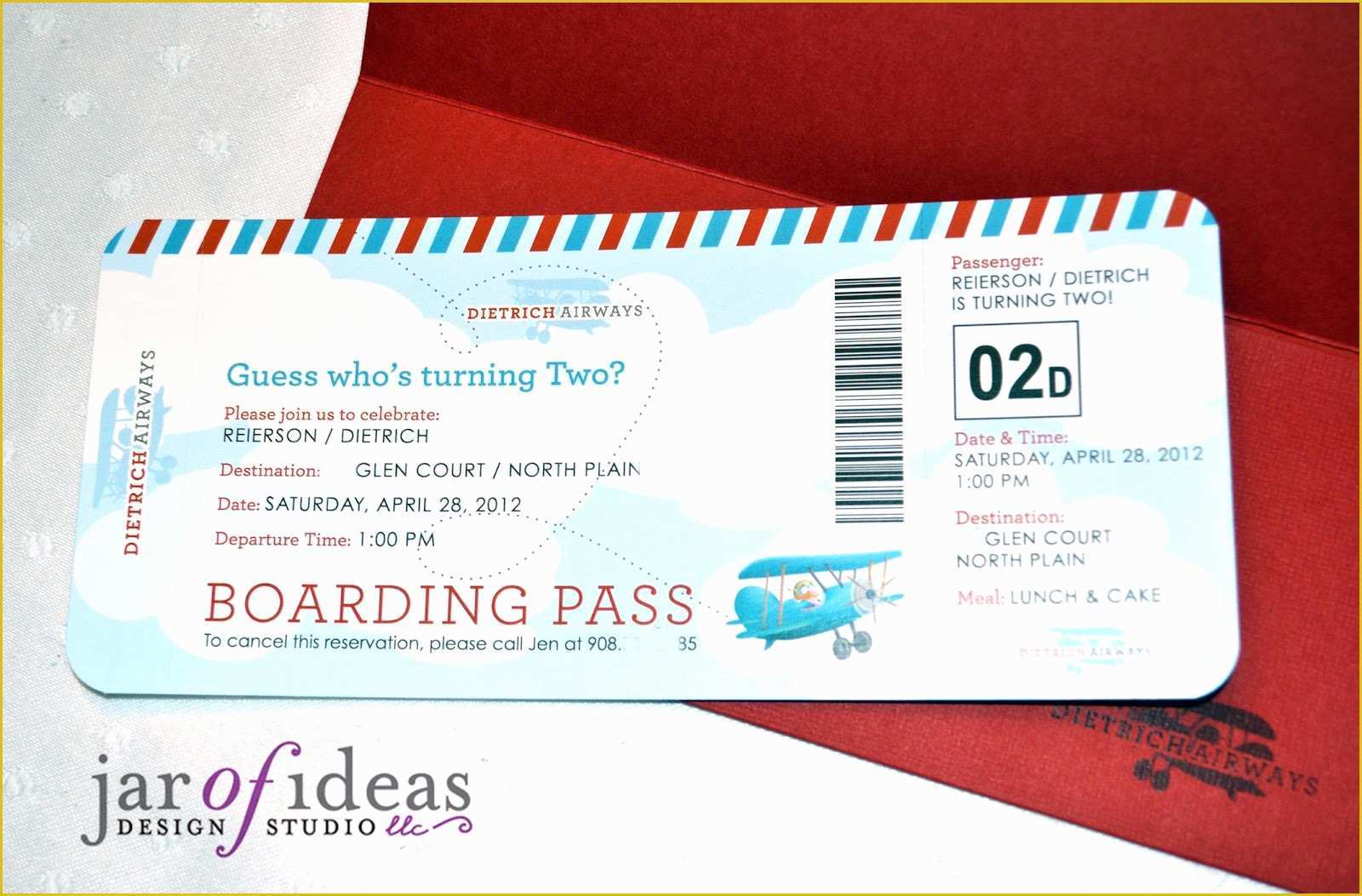 Plane Ticket Wedding Invitation Template Free Of Boarding Pass Birthday Invitations