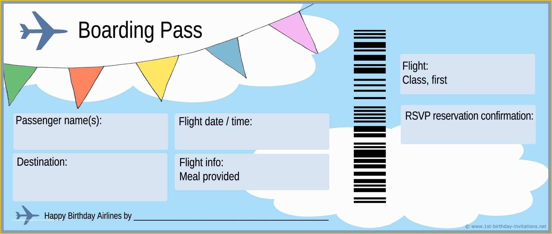 Plane Ticket Wedding Invitation Template Free Of Free Boarding Pass Template Google Search