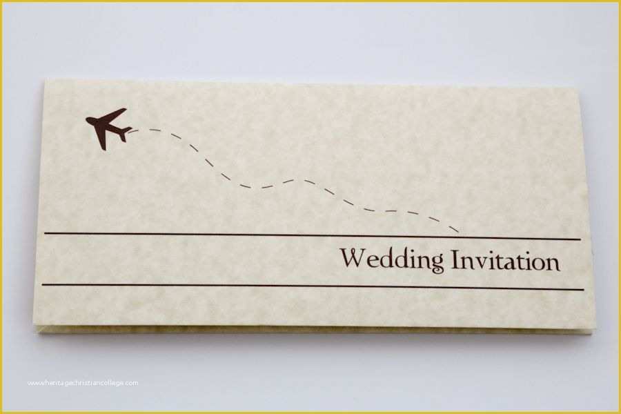 Plane Ticket Wedding Invitation Template Free Of Plane Ticket Wedding Invitation Template