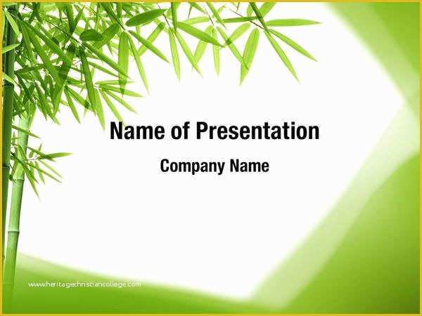 Plant Powerpoint Templates Free Download Of Bamboo Trees Powerpoint Templates Bamboo Trees