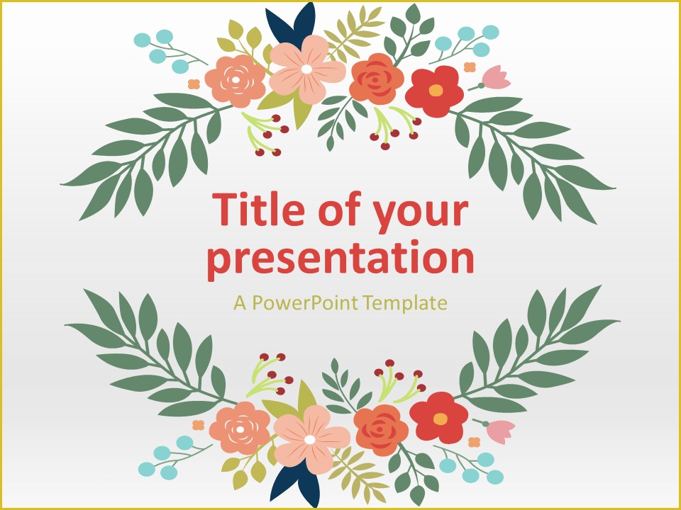 Plant Powerpoint Templates Free Download Of Flowers the Free Powerpoint Template Library