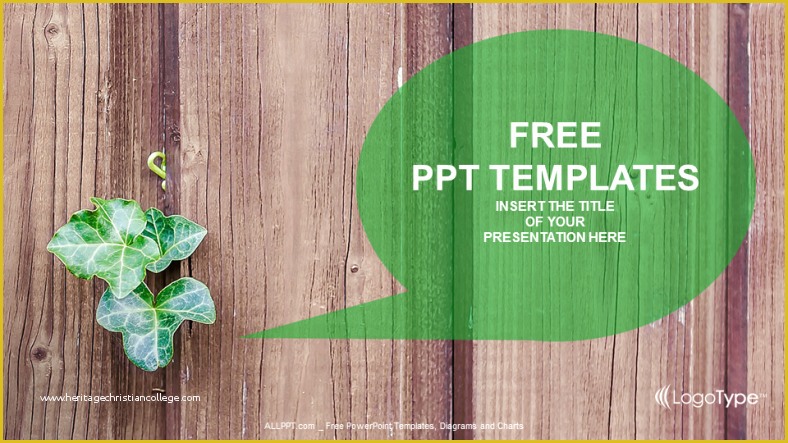 Plant Powerpoint Templates Free Download Of Green Plant Nature Powerpoint Templates