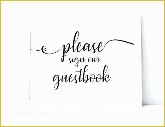 Please Sign Our Guestbook Free Template Of Free Guest Book Sign Template Free Elephant Baby Shower