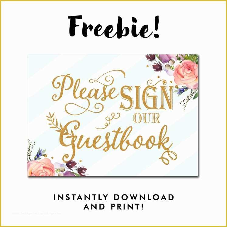 Please Sign Our Guestbook Free Template Of Free Wedding Sign Please Sign Our Guestbook Mint Green